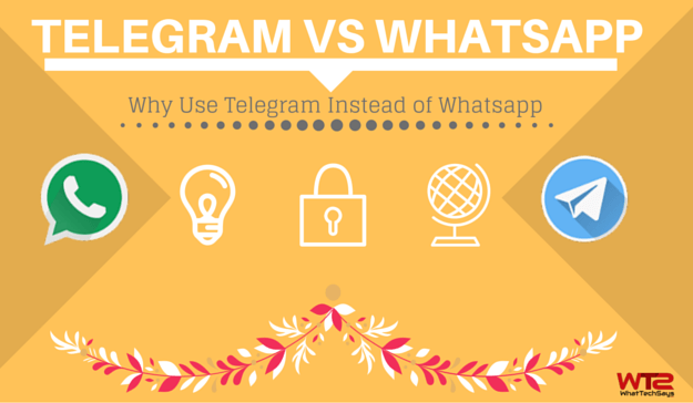10 Reasons, Why Use Telegram Instead of Whatsapp