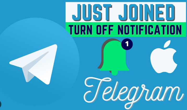 how to turn off just joined notification on Telegram with iPhone