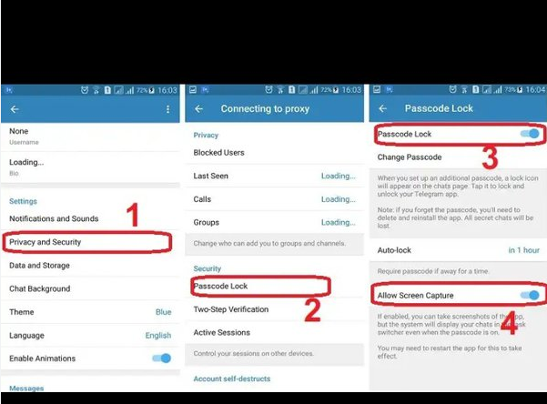 How to take a screenshot in Telegram Secret Chat in Android devices