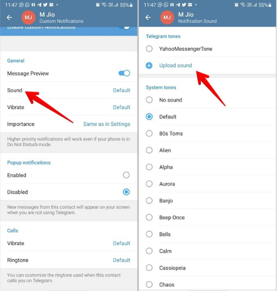 How to Add and Set Custom Notification Sound on Telegram