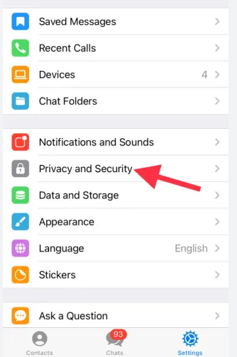 Improve your Telegram privacy and security settings