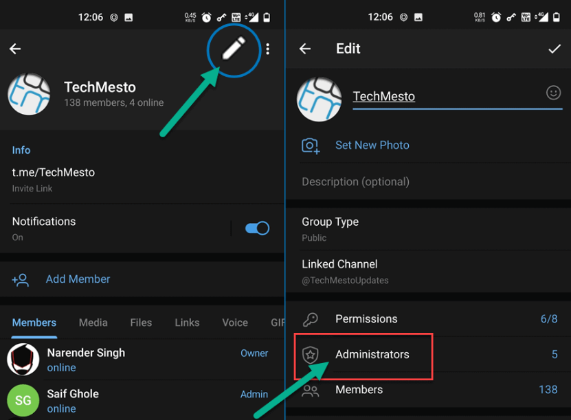 How to Manage Anonymous Admin mode in Telegram Group