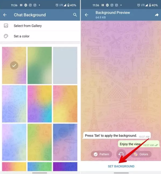 How to Change Background in Telegram Video Call 