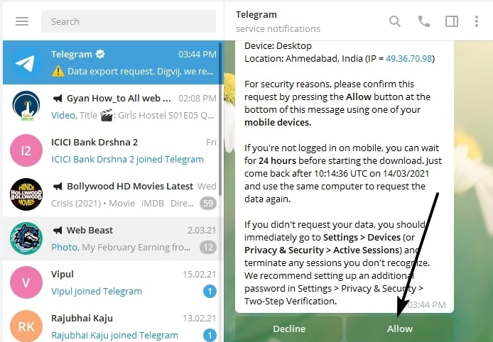 How to Recover Deleted Telegram Messages