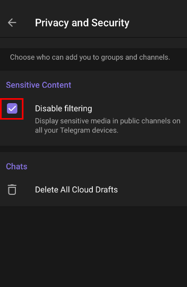Fixing This Channel Can't Be Displayed in Telegram