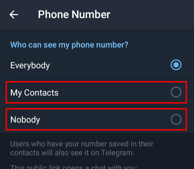 How to Find a Hidden Mobile Number in Telegram